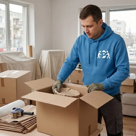Servicii de ambalare integrate în oferta de transport Perevozki.md